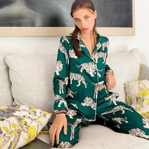 NANTEX Designers Pajama Set Sleepwear Set Silk Pajamas For Women Ladies Custom Women Sleepwear Nightwear