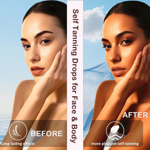 Gotas de bronceado <span class=keywords><strong>oral</strong></span> vegano etiqueta blanca crema de bronceado vegana loción facial para beber - Product Image 3