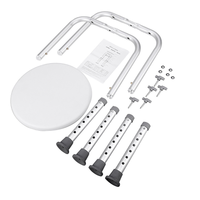 Tabouret de douche réglable en hauteur à 8 niveaux, siège de bain, banc de sécurité pour salle de bain, équipement de réadaptation au design simple