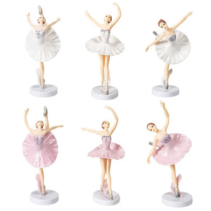 Decorazione per Torta a Tema Principessa Ballerina, Bellissima Bambola Ballerina Principessa, Accessori per Decorazione <span class=keywords><strong>Torte</strong></span> di Compleanno per Ragazze - Product Image 4