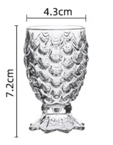 Оптовая продажа, бессвинцовые стеклянные рюмки в форме рыбы, креативные 3d рельефные русалки, бокал для вина - Product Image 6