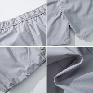 Vendita calda in fabbrica <span class=keywords><strong>con</strong></span> <span class=keywords><strong>tasche</strong></span> <span class=keywords><strong>laterali</strong></span> ventilate personalizzate <span class=keywords><strong>pantaloncini</strong></span> sportivi per il tempo libero <span class=keywords><strong>pantaloncini</strong></span> sportivi Casual alla moda da <span class=keywords><strong>uomo</strong></span> - Product Image 2