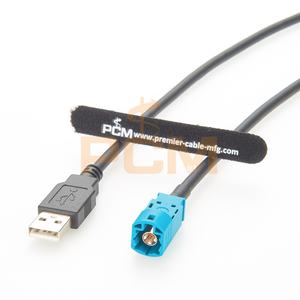 Cable de Datos Automotriz Blindado de 1 m, USB a HSD, Conector Macho de 4 Pines con Código Z para Cámara de Vehículo, Sistema de Infoentretenimiento, Transmisión de Datos - Product Image 3