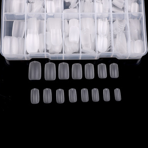 TSZS Clair <span class=keywords><strong>Faux</strong></span> <span class=keywords><strong>Ongles</strong></span> Conseils Doux Gel Conseils Semi-mat <span class=keywords><strong>Capsules</strong></span> Carré Pleine Couverture Artificielle <span class=keywords><strong>Faux</strong></span> <span class=keywords><strong>Ongles</strong></span> Extension - Product Image 4