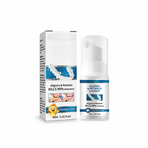 โฟมทำความสะอาดวัสดุเกรดอาหาร รสชาติมิ้นท์ สำหรับใช้กับ Cleartray/Aligner ฆ่าเชื้อแบคทีเรีย ฟอกฟันขาว ลดกลิ่นปาก ใช้ในบ้าน - Product Image 1
