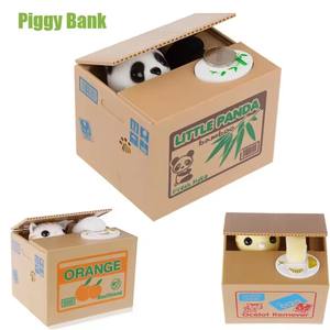 Tirelire en plastique Yifan Cartoon, modèle animaux (panda, babouin, cochon, <span class=keywords><strong>chien</strong></span>, chat Itazura), pour enfants de 4 à 9 ans - Product Image 3
