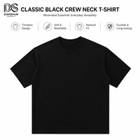 Camiseta de Manga Corta con Cuello Redondo y Corte Regular Unisex para Hombre, Ecológica, con Logotipo Estampado por Transferencia Térmica en la Parte Delantera, Tejido de Poliéster y Algodón