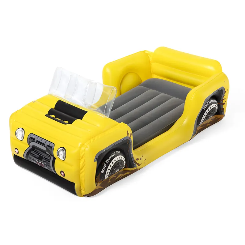 67714 Opblaasbare Dreamchaser Kinderen Luchtbed Auto Comfort Air Matras Met Rugleuning Voor Kinderen Meubels