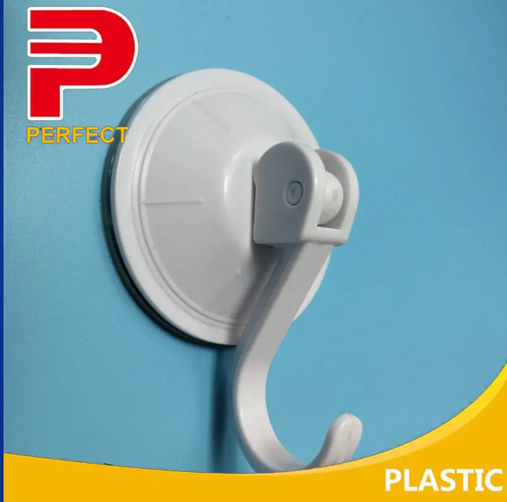 Plastic Suction Hook Vacuum Suction Cup Hooks Seamless Towel Hook