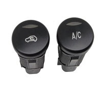 Cache-rond personnalisé pour phare antibrouillard Airfiesta, interrupteur marche/arrêt à bouton-poussoir pour climatisation Ford
