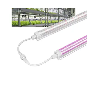 ขายส่ง 2/4/6/8ft เต็มสเปกตรัมเชื่อมต่อสีแดงสีขาวสีฟ้า IP65 กันน้ํา led พืชเติบโตแสง