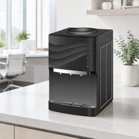 Distributeur d'eau chaude et froide en plastique blanc, avec compresseur, pour usage domestique et professionnel, vente en gros du fabricant