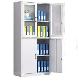 Armoire de rangement en acier et en métal de style moderne <span class=keywords><strong>pour</strong></span> la maison, le bureau, le <span class=keywords><strong>studio</strong></span>, le gymnase, l'entrepôt - <span class=keywords><strong>pour</strong></span> ranger des documents et des livres - Product Image 1