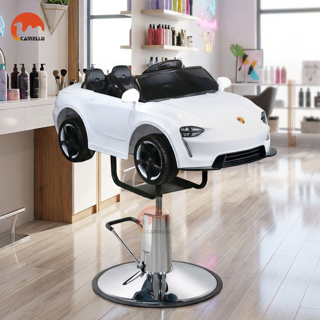 快適なシェービングとカットのための卸売子供用サロンチェア車