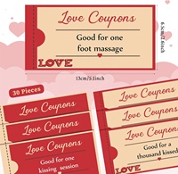 Coupon d'amour personnalisé pour la Saint-Valentin, bon d'amour romantique, certificat cadeau amusant, cadeau romantique pour anniversaire, mariage, fête