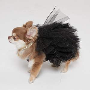 Vestido para Perro, Ropa de Fiesta para Mascotas, Diseño Personalizado, Vestido de Tul de Algodón, Lazo de Encaje Desmontable, Ropa Cómoda y Transpirable - Product Image 2