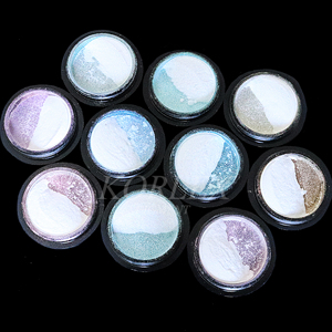 Pigment de peinture caméléon argenté chromé de qualité automobile Poudre de pulvérisation de voiture à changement de couleur perle irisée - Product Image 6