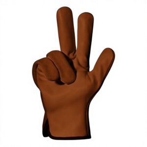 Gants de sécurité en cuir pleine fleur et croûte de cuir, durables et flexibles, avec poignet élastique, épaisseur 7 oz, pour la protection des conducteurs et le travail industriel - Product Image 3