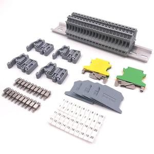 Kingtone grey PA66 Uk2.5b v0 CE chứng nhận điện phổ cài đặt Bảng điều khiển gắn vít Din Rail khối thiết bị đầu cuối - Product Image 4
