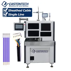 EW-8185 1.5T Automatische Mehrkern-Kabel-Crimpeinsatz-Gehäuse ausrüstung verwendet Closed-Loop-Schritt und Servomotor