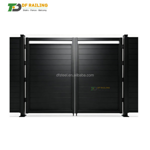 Barandilla de aluminio con recubrimiento en polvo personalizado DF, antirust, <span class=keywords><strong>para</strong></span> exteriores, balcón, villa, jardín, escalera, piscina, valla de seguridad, puerta de jardín - Product Image 6