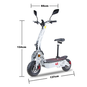 Vente en gros, certificat CE, moteur à chaîne d'entraînement 1800W, 48V, 12ah, plomb-acide, puissant Scooter électrique de Golf pour adulte avec pneu tout-terrain - Product Image 4