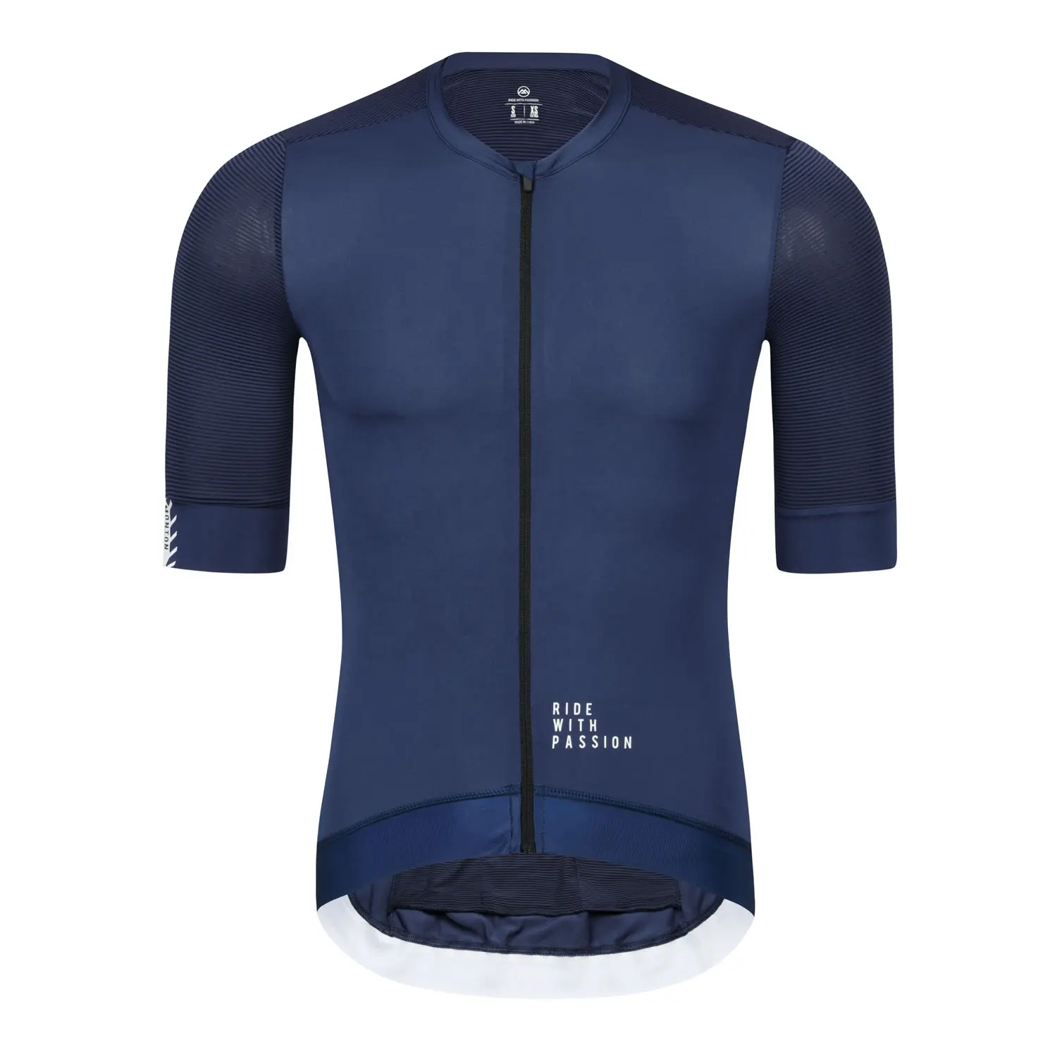 Pro team drop shipping Aero seamless back pocket blank design eco-friendly recyclable material short sleeve road bike clothes.