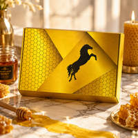Boîte dorée en gros la plus vendue pour Extra Horse VIP Rhino Choco Vitamax Pussycat Pink Candy Miel Coffee Sachet Bag Spot Trading