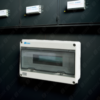 Boîtier de distribution en plastique ABS PVC IP65 ZCEBOX, boîte de distribution à 12 voies, boîtier MCB