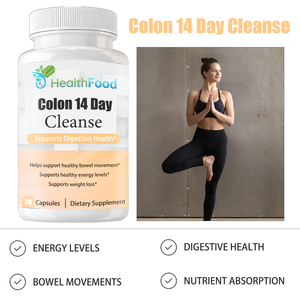 Cápsulas de Limpieza de Colon de 14 Días, Suplemento Herbal con Fórmula Natural para la Pérdida de Peso, Apoyo a la Salud Digestiva, Fabricación Personalizada - Product Image 2