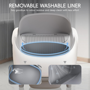 OEM Self-Cleaning Electric <b>Cat</b> Litter <b>Box</b> with Timed App Control No Smell Automatic Toilet Easy Clean 20L Inner Space - Product Image 5