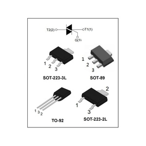 ไทรแอก BT131 TO-92 ที่มีกระแสการรักษาและกระแสล็อคต่ำ - Product Image 3