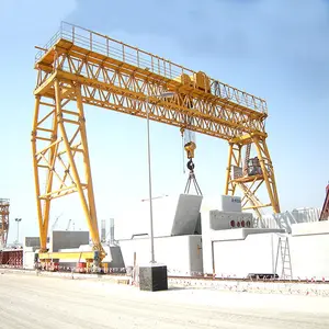 Guindastes de pórtico montados em trilho de viga dupla para serviço pesado de 400 toneladas, 500 toneladas, 550 toneladas e 900 toneladas