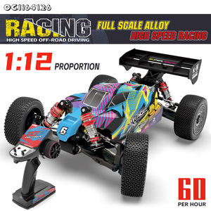 60 Km/H Điều Khiển Từ Xa Đua 1:12 Mô Hình Quy Mô Xe Tốc Độ Cao RC Đồ Chơi Các Mặt Hàng Xe Ô Tô 4X4 Off Road Kim Loại Hợp Kim Cho Trẻ Em Trẻ Em - Product Image 2