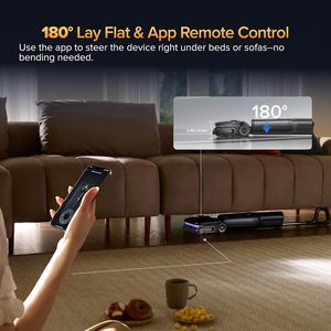 Roborock Aspirateur <span class=keywords><strong>Vapeur</strong></span> Humide/Sec Tout-en-un Laveur de Sols Lumière Bleue 194F Auto-Nettoyant 180° Inclinable Assistant IA pour Voiture - Product Image 6