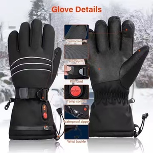 Guantes Calefactables USB al por Mayor, Resistentes al Viento y al Agua para Snowboard y Golf en Invierno, Equipo Deportivo Recargable para Exteriores - Product Image 4