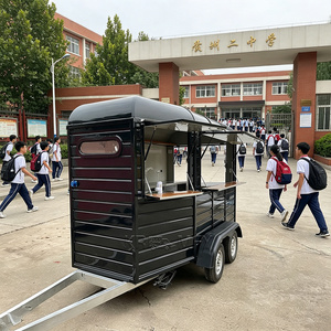 Elegant Horse <b>Box</b> With Prep Area Display Window For Outdoor Catering And Festivals Street Food Cart - Product Image 6