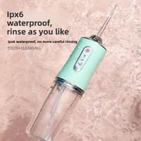 Irrigador Bucal Eléctrico Portátil para Eliminar el Sarro, Limpieza Dental en Casa, Resistente al Agua IPX6