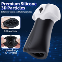 MAN NUO Stroker USB Vibrations-Masturbator aus TPE-Material, IPX5 Wasserdicht, Realistisches Gefühl, Verlängerte Sexdauer, Für Erwachsene 18+