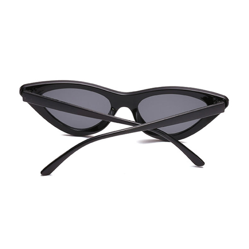 Gafas de sol con forma de ojo de gato para mujer, anteojos de sol femeninos  con diseño de marca, de forma triangular, en color negro