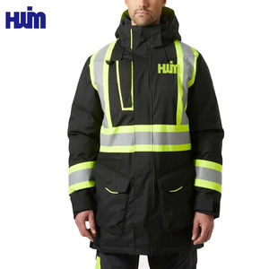 맞춤형 작업복 자켓 방수 방풍 남성용 겨울 자켓 작업복 근로자를위한 반사 스트립 - Product Image 1