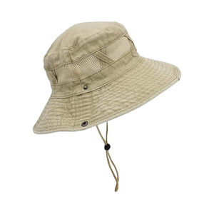 Đàn ông phụ nữ rộng vành xô <span class=keywords><strong>hat</strong></span> rửa oxford có thể điều chỉnh dây thoáng khí phim hoạt hình cho thể thao ngoài trời Mặt trời bảo vệ đi bộ đường dài cắm trại - Product Image 3