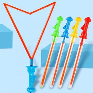 Bâton à bulles en plastique de 45cm, épée liquide concentrée non toxique pour le jeu en plein air, baguette d'eau colorée - Product Image 4