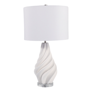 Lampada da Tavolo Decorativa 3D con Base a Spirale, Elemento d'Arredo Moderno per Soggiorno e Casa - Product Image 4