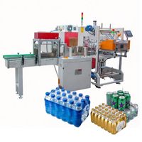 Machine d'emballage sous film rétractable Kuko PE pour boîtes en carton et bouteilles d'eau minérale avec tunnel de rétraction thermique