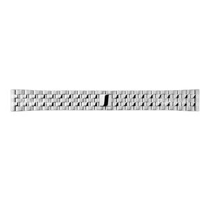 Vintage Luxury Collection 24mm Silver Stainless Steel Elastic Watch Band Butterfly Clasp Eco-Friendly Fashion 20cm Customize - Product Image 1