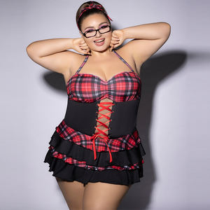 Grosir Pabrik kostum permainan peran seksi gadis sekolah halloween ukuran besar untuk permainan - Product Image 2