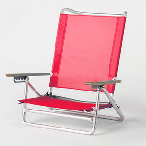 Silla Plegable de Playa de Aluminio para Exteriores, Compra al por Mayor con Brazos de Madera - Product Image 3