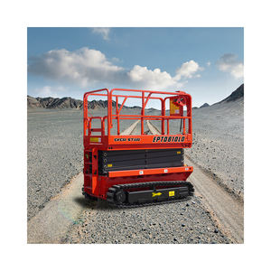 Plate-forme kerja Crawler udara, gunting hidrolik mendorong sendiri, Plate-forme pengangkat meja gunting listrik - Product Image 4