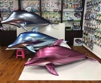 BOYI Gonflable Rc Flottant Poisson Ballon Gonflable Dauphin Poisson Ballon Rc Ballon